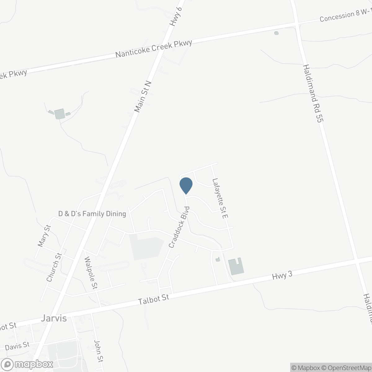 92 CRADDOCK Boulevard, Jarvis, Ontario N0A 1J0